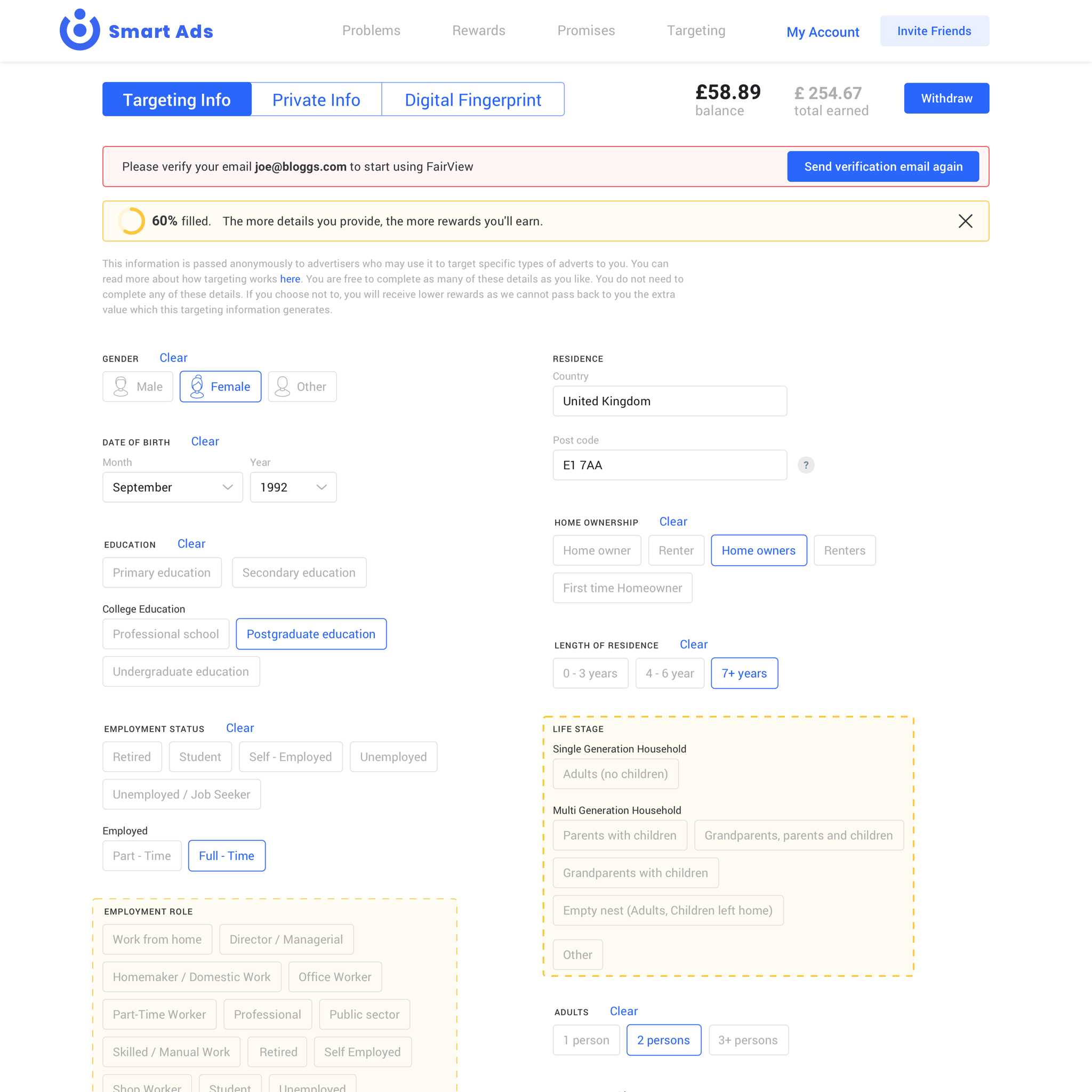 advertisement targeting advertisement targeting