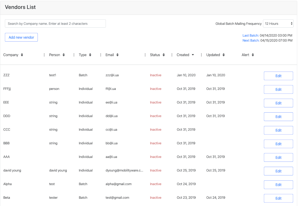 GDPR & CCPA compliance application, screen 4 GDPR & CCPA compliance application, screen 4