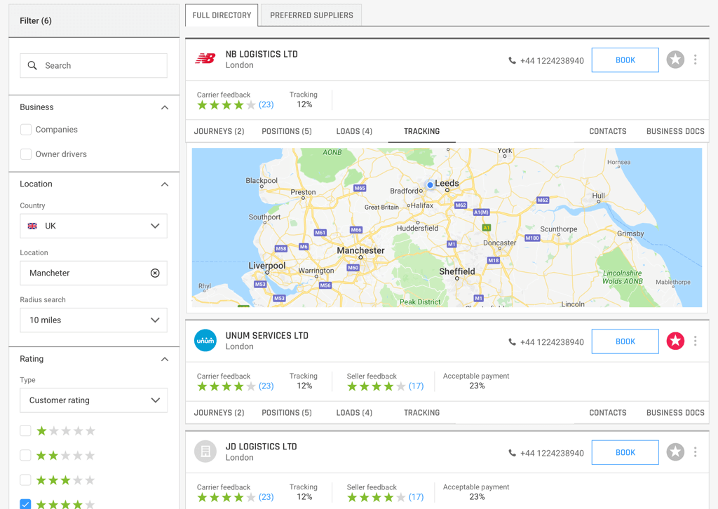Courier SaaS application for transportation business, image 3 Courier SaaS application for transportation business, image 3