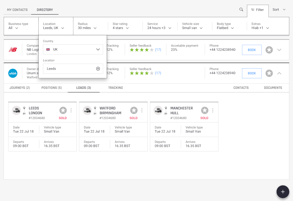Web application for transportation business, image 5 Web application for transportation business, image 5